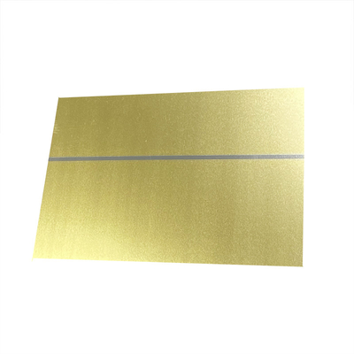 Gâchez le plat de fer-blanc de Tin Plate Metal Sheet Electrolytic de couleur de l'or 3 pour des boîtes de nourriture
