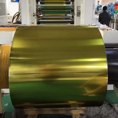 La couleur en acier électrolytique d'or de fer-blanc d'ETP (Export Transfer Prices) a imprimé la feuille pour faire l'emballage en métal