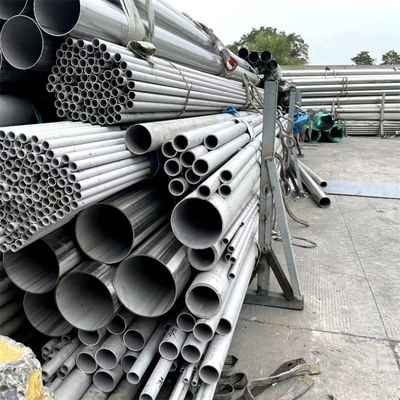 tuyau de tubes d'échange de chaleur d'acier inoxydable de 100mm pour les substances acides et alcalines