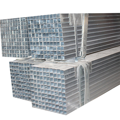 ASTM A36 Tubes en acier soudés rectangulaires prégalvanisées MS Tubes carrées en fer