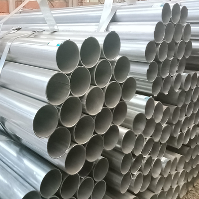 Échafaudage Pipe ronde en acier galvanisé Gi galvanisé à chaud pour la construction