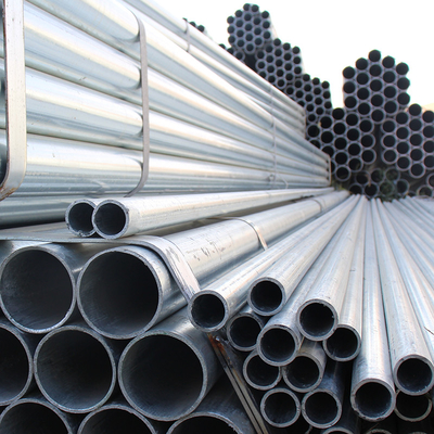 Pipe et tube en acier galvanisé à chaud 1 mm-20 mm pour la construction