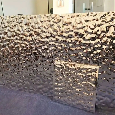 Plaque ondulée en acier inoxydable ondulée à ondulation d'eau n° 1