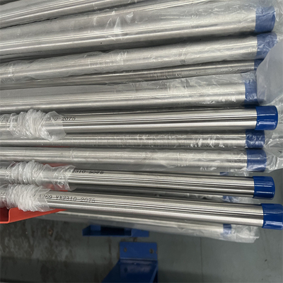 Équipement d'usine 180 Grit EN 1.4401 Tubes sanitaires en acier inoxydable 316L