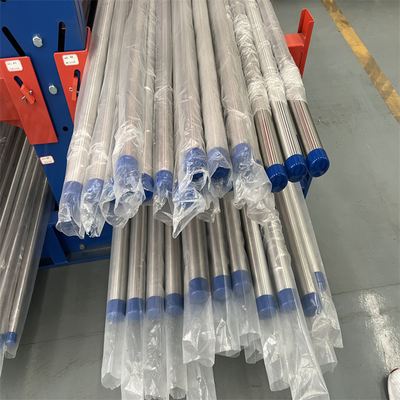Équipement d'usine 180 Grit EN 1.4401 Tubes sanitaires en acier inoxydable 316L