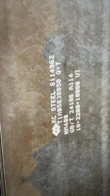 L'usage de NM400 NM450 NM500 NM600 plaque le haut manganèse