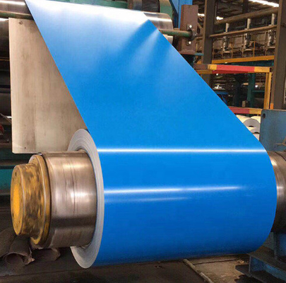 Ppgi enduit par couleur a galvanisé la bobine en acier pour le matériau de construction
