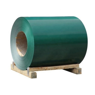 Ppgi a enduit la feuille d'une première couche de peinture Z200 a galvanisé les bobines en acier pour la toiture en aluminium de zinc