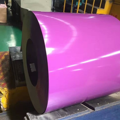 La couleur a enduit la mesure en acier en acier 8 Ton Coil Weight de la bobine 26 de Ppgi de fer
